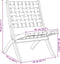 vidaXL - Tuinstoelen - 2 - st - inklapbaar - massief - acaciahout - en - stof - zwart