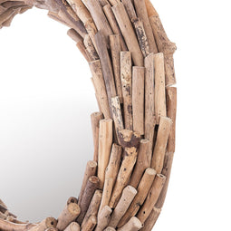 KAYENTA - Wandspiegel - Lichte houtkleur - Hout