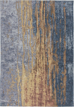 Kayoom - Arte Espina Blaze - Vloerkleed - 115 x 170 cm - Blauw/Beige - Tapijt