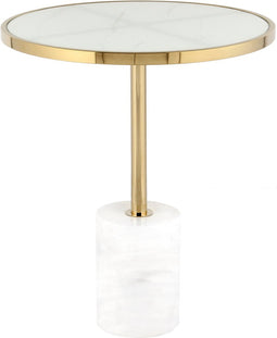 Kayoom - Bijzettafel Lana 525 Goud / Wit
