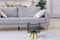 Kayoom- Bijzettafel Malibu- Bruin- Zwart- Goud- 51x51x56.5cm - Handgemaakt