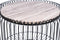 Kayoom- Bijzettafel Malibu- Bruin- Zwart- Goud- 51x51x56.5cm - Handgemaakt