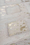 Kayoom Leer vloerkleed met Metallic-accent 80 x 150 Ivory