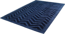 Kayoom Luxury Vloerkleed 120 x 170 cm Donkerblauw