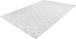 Kayoom Vivica 160 x 230 cm Vloerkleed Wit/Antraciet