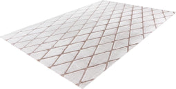 Kayoom Vivica 80 x 150 cm Vloerkleed Wit / Taupe 225
