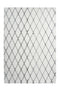 Kayoom Vivica 80 x 250 cm Vloerkleed Wit/Antraciet 225