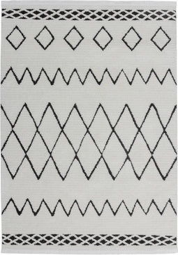 Kayoom - Vloerkleed Agadir - 160 x 230 cm - Zwart