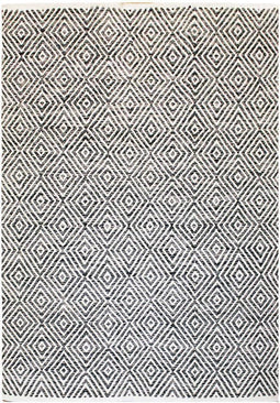 Kayoom - Vloerkleed Aperatif - 160 x 230 cm - 7 mm dik - Grijs - Symmetrisch patroon - Tapijt