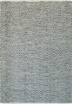 Kayoom - Vloerkleed Aperatif - 80 x 150 cm - 7 mm dik - Grijs/Wit - Symmetrisch patroon - Tapijt