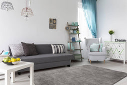 Kayoom - Vloerkleed Grijs - 120x170 cm - 40 mm dik - Effen - Handgemaakt