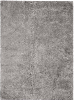Kayoom - Vloerkleed Grijs - 160x230 cm - 40 mm dik - Effen - Handgemaakt