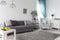 Kayoom - Vloerkleed Grijs - 80x150 cm - 40 mm dik - Effen - Handgemaakt