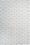 Kayoom - Vloerkleed Vivica - Wit/Antraciet - 80 x 150 cm - 20mm hoog - 3D effect