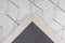 Kayoom - Vloerkleed Vivica - Wit/Antraciet - 80 x 150 cm - 20mm hoog - 3D effect