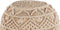 KAYSERI - Poef - Beige - 40 cm - Katoen