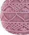 KAYSERI - Poef - Roze - 40 cm - Katoen