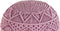 KAYSERI - Poef - Roze - 40 cm - Katoen