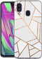 iMoshion Hoesje Geschikt voor Samsung Galaxy A40 Hoesje Siliconen - iMoshion Design hoesje - Wit / Meerkleurig / Goud / White Graphic