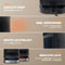 Vulpes Goods® Tech - Ventilatorkachel - 3 Verwarmingsstanden 950W - Zwart