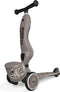 Scoot and Ride Highwaykick 1 - 2in1 Kickboard met Zitting - Verstelbare Hoogte - Bruin