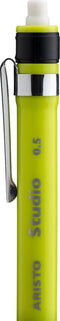 Aristo vulpotlood - Studio Art series - lijnbreedte 0.5mm - hardheid HB - met gum - zwart/groen - AR-85702