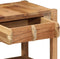 vidaXL - Bijzettafel - 43x32x46 - cm - Gerecycled - Massief - Hout