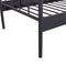 WOOOD Moos Bed - Staal - Zwart - 107x209x97