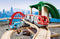 BRIO 33512 - Treinset - Inclusief perron en lift - Rood