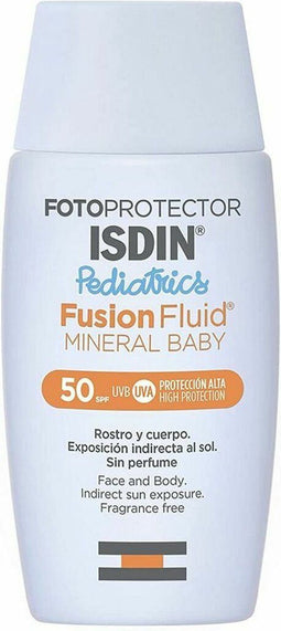 Zonnebrand Lotion Isdin Fotoprotector Pediatrics Mineral Baby Spf 50+ (50 ml)