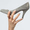 LAUED Nagelstickers - Nail Wraps - 16 Extreem Dunne Nagellak Stickers - Manicure Nail Art Folie - Silver Lady