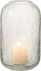 J-Line windlicht Craquele - glas - transparant - small