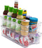 Waal - Koelkast organizer - Doorzichtig keuken bakjes - Keukenkastorganizers - Opbergbak - Bewaardoos - Opbergdoos - Lade - Schuiflade- Blikjeshouder - Pakjeshouder - Fridge organizer - Badkamer Mandjes - kleding en sokken opslag bakje - transparant