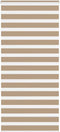 vidaXL - Zebra - Blind - 100x230 - cm - stofbreedte - 95,9 - cm - polyester - zandbruin