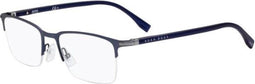 Hugo Boss 1007 - Bril Montuur - Semi randloos - Blauw