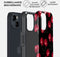 BURGA Telefoonhoesje voor iPhone 15 PLUS - Schokbestendige Hardcase Hoesje - Cherrybomb