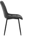 Multifurn - Eetkamerstoel 'Thimphu' (Microleder, Antraciet, Set van 2)