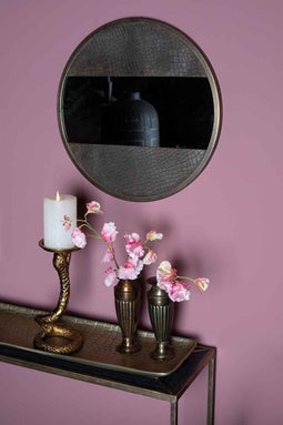 PTMD Chiva Rechthoek Plateau - 60 x 19 x 4 cm - Aluminium - Champagne