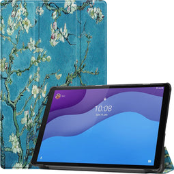iMoshion Tablet Hoes Geschikt voor Lenovo Tab M10 HD (2nd gen) - iMoshion Design Trifold Bookcase - Groen / Meerkleurig /Green Plant