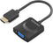 AISENS A122-0947 - HDMI naar VGA Adapter - 0,15 m - Zwart