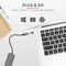 Trust 23328 - USB-C naar USB-A Hub - 4 poorten 5 Gbps - Grijs