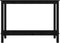 vidaXL - Wandtafel - 110x40x80 - cm - massief - grenenhout - zwart