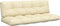 vidaXL - Palletkussens - 2 - st - stof - crèmekleurig