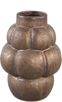 PTMD Nolay Vaas - 14 x 14 x 19 cm - Keramiek - Brons