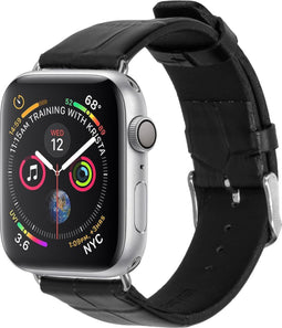 iMoshion Krokodil Lederen bandje met gespsluiting Apple Watch Series 1 / 2 / 3 / 4 / 5 / 6 / 7 / 8 / 9 / SE / Ultra (2) - 42 / 44 / 45 / 49 mm
