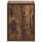 vidaXL - Garagewandkast - bewerkt - hout - gerookt - eiken