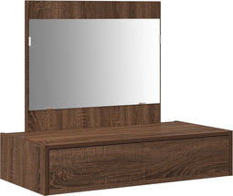 vidaXL - Wandkaptafel - Bruin - Eik - 83x40x70 - cm
