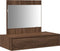 vidaXL - Wandkaptafel - Bruin - Eik - 83x40x70 - cm