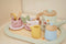 Little Dutch - Houten Theeservies - High tea set - Multi
