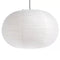 HAY Rice Paper - Lampenkap Ø70 Ellipse - Luchtig design - Bamboe en papier